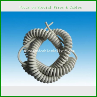 Electric Wire Cable, Spiral Cable for Battery and Sensor