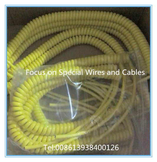 High Elasticity PUR Spiral Wire Coiled Cable
