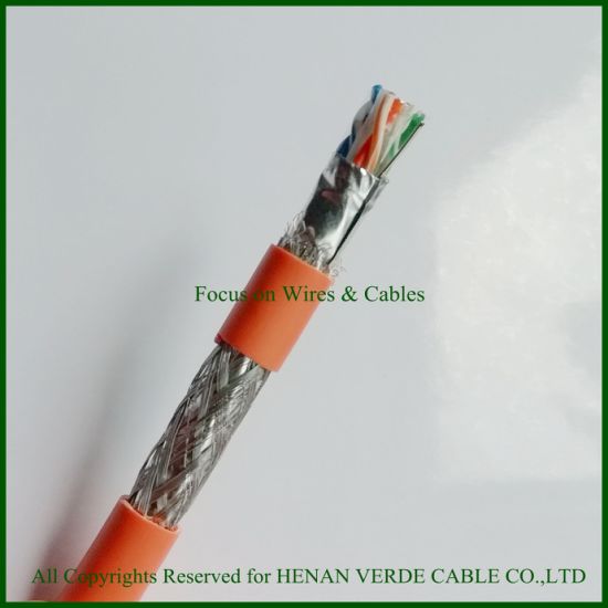 350MHz FTP Shield Cat5e CAT6 Data Computer Communication Cable for Network