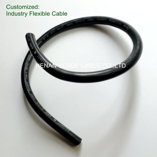 Easy Reeling Bending Flexible Copper Wire Industry RoHS PVC PUR Robot Electric Cable