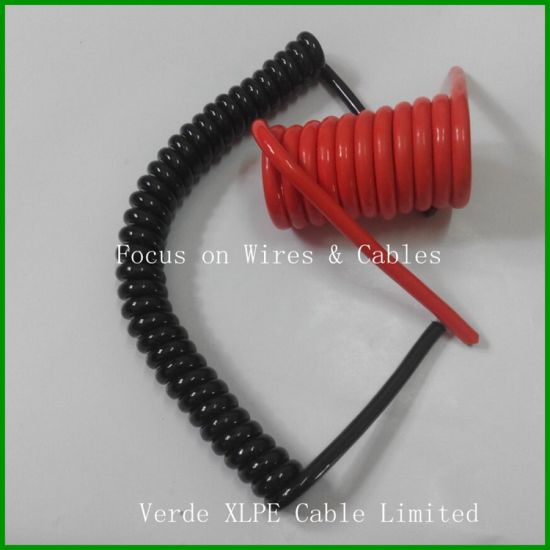 3X0.75mm2 Customized PUR Coiled Cable Spiral Cable