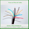 Tinned Copper RoHS PVC Insulated Twisted Building Wire Audio Speaker Signal Control Cable for Construction