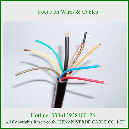 Tinned Copper RoHS PVC Insulated Twisted Building Wire Audio Speaker Signal Control Cable for Construction