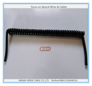 PVC Pur Coiled Spring Wire Spiral Cable