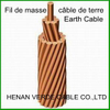 16mm2 70mm2 Bare Copper Yellow Green Colored PVC Insulated Earth Cable Ground Wire