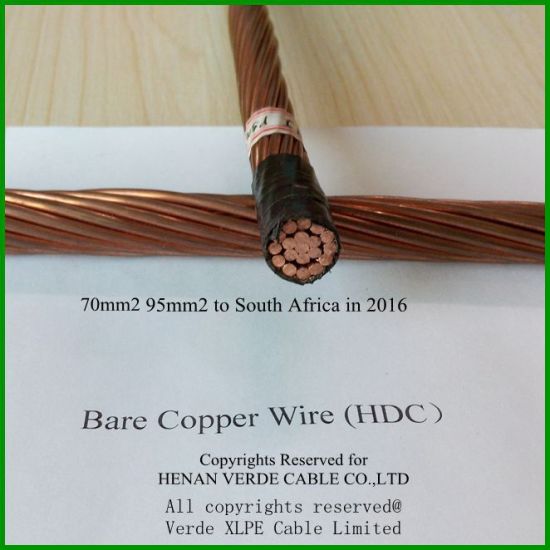 16mm2 50mm2 70mm2 Bare Copper Wire Ground Earth Cable for Grounding