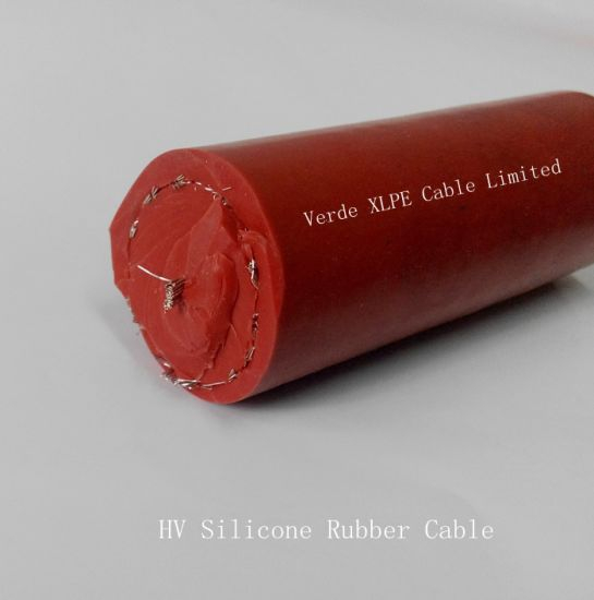 Hv 10kv ~ 100kv Copper Wire Shielded Silicone Rubber Cable