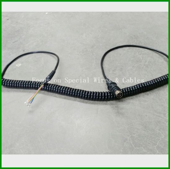 Spring Wire Spiral Cable for Different Industry Instrument Equipment