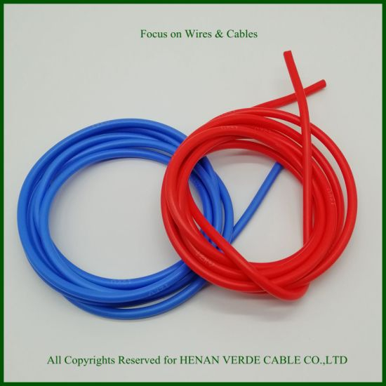 300V 10kv 20kv ~ 50kv AWG14 AWG16 Tinned Copper Wire High Temperature Silicone Cable