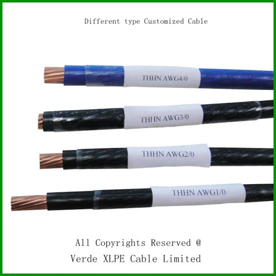 AWG #10 12 14 16 Nylon Cable Thhn Electric Wire Cable