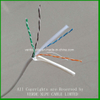 UTP CAT6 AWG23 OFC HDPE Insulation RoHS Cm PVC Sheath Communication Network Cable