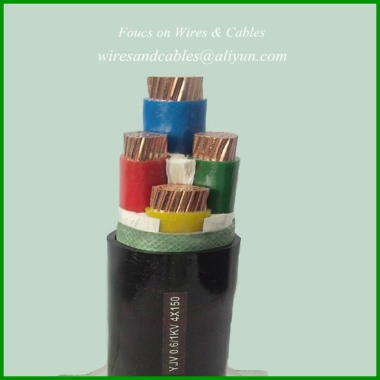 Low Voltage 3core 4core 50mm2 95mm2 120mm2 Copper Conductor PVC Electric Power Cable