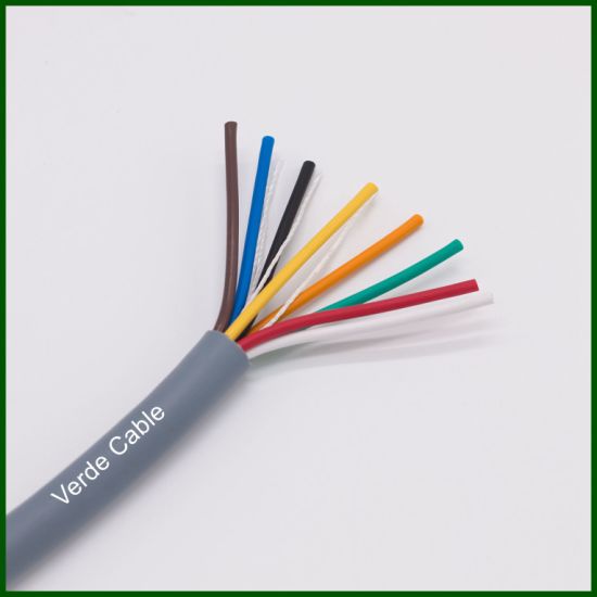 Multi Core Bare or Tinned Copper Conductor PVC Insulated Electric Wire Control Cable
