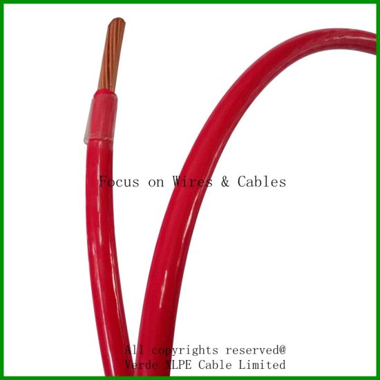 AWG #10 12 14 16 Nylon Cable Thhn Electric Wire Cable