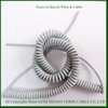 Water & Oil Resistant PUR Spiral Wire Coiled Cable with High Elasticity