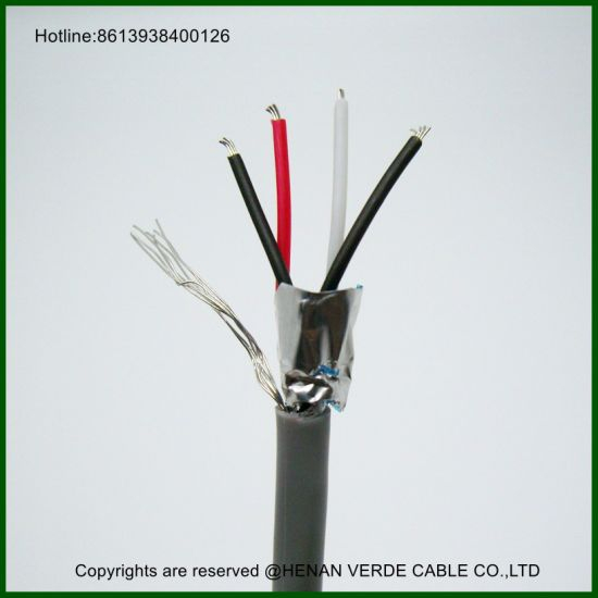 RoHS PVC Insulated Pair Twisted Shield Speaker Instrument Wire Shielded Signal Control Electric Cable