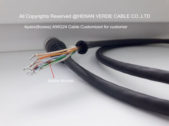 Pair Twisted Tinned Coper Wire AWG24 Signal Communication Instrument Control Cable