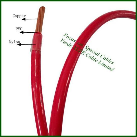 UL 10AWG #12 #6 Thhn Thwn Wire Nylon Cable for Construction