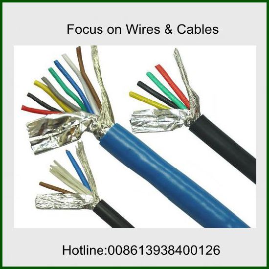 Flexible Tinned Copper Wire Braided Screen PVC Insulated Electrical Instrument Shield Cable