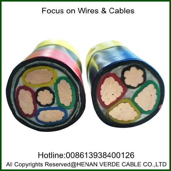 4X50mm2 95mm 120mm OFC XLPE PVC Insulated Nylon Coating RoHS PVC Sheath Electric Power Cables