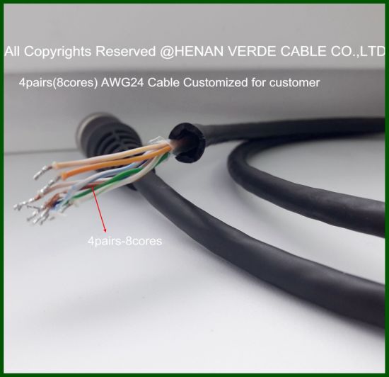 Stranded Tinned Copper Wire Pair Twisted Shielded Gray PVC Audio Control Instrument Cable