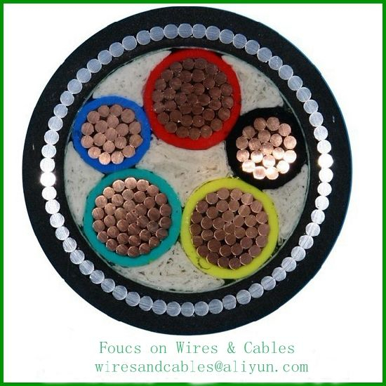 3core 5core XLPE Insulated Swa Armoured Electric Cable