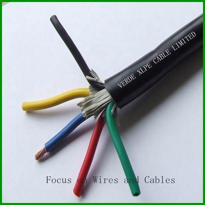 0.6/1kv Low Voltage Copper Conductor Fire Resisant PVC Insulated Electrical Power Wire Cable