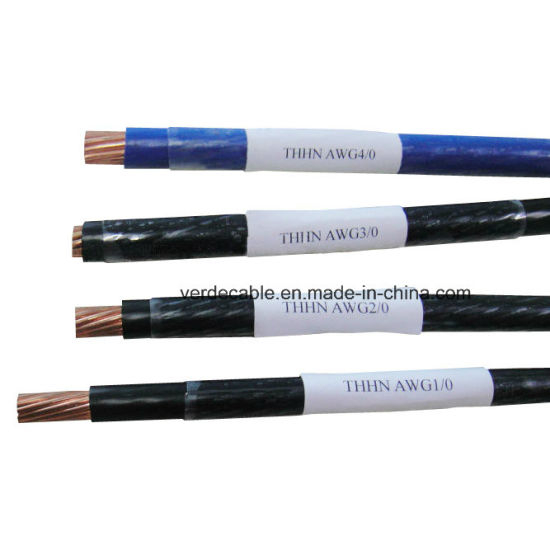 AWG1/0 AWG2/0 Thwn Thhn Nylon Cable