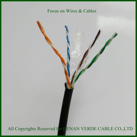 350MHz FTP Shield Cat5e CAT6 Data Computer Communication Cable for Network