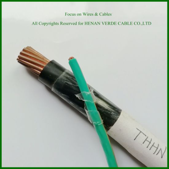 Copper Wire Underground PVC Nylon XLPE Electric Electrical Cable Thhn Tsj for Building Construction