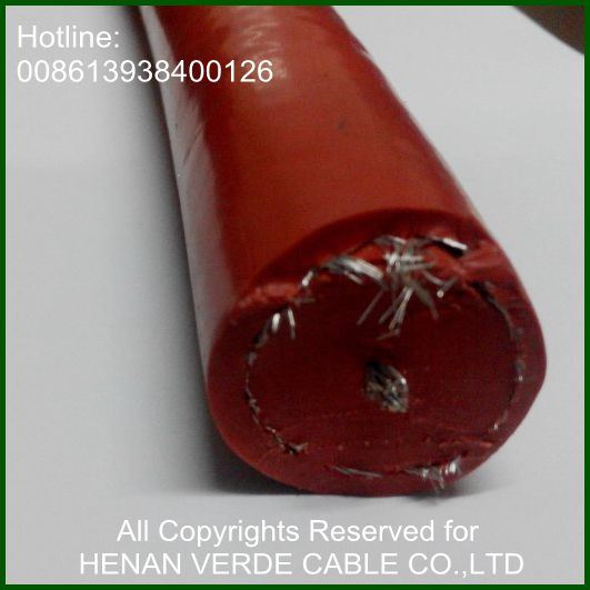 300V 600V 1kv 10kv 50kv 180degree High Temperature Silicone Rubber Insulated Shield Wire Cable