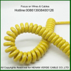 5core 1.0mm2 PUR Spiral Coiled Cable for Electric equipment Machine and Truck