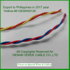 Different Types Factory Customized PVC XLPE Silicone Teflon Insulated Electrical Cable Copper Electric Wire