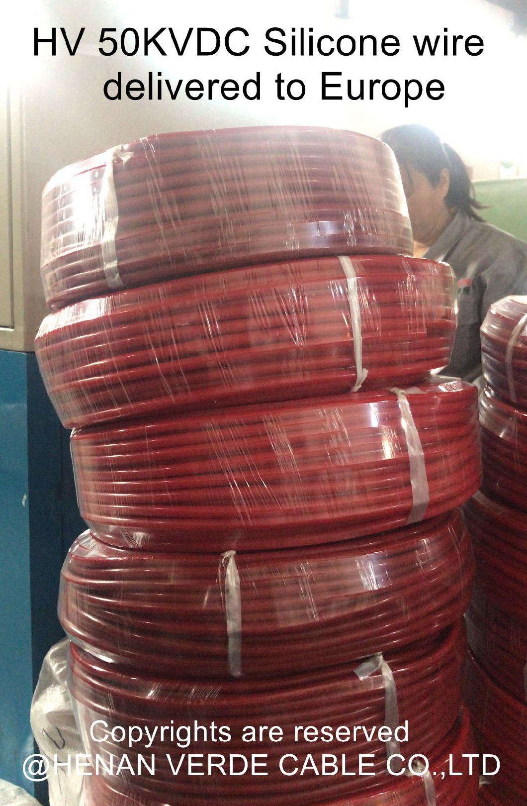 300V 500V 1kv 10kv ~ 50kv High Voltage 180degreetemperature Flexible Silicone Silicon Wire Rubber Cable