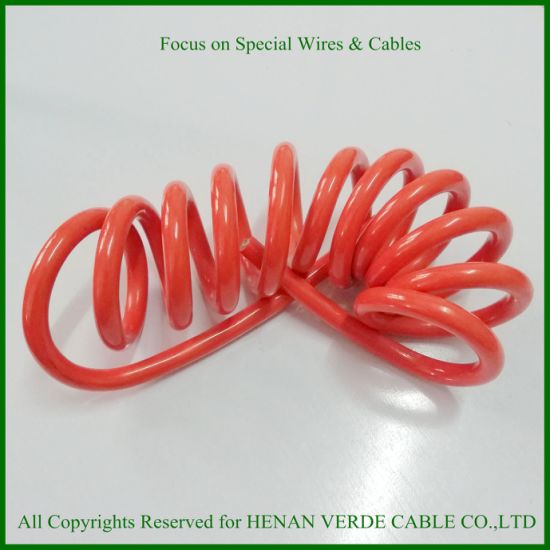 High Elastic Flexible Copper PVC PUR Coiled Electric Wire Spiral Electronic Cable