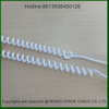 0.5mm 0.75mm2 Super Elastic Flexible PUR Electric Coiled Wire Spiral Cable