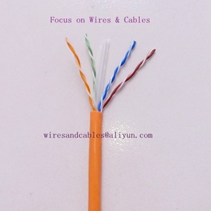 UTP CAT6 AWG23 OFC HDPE Insulation RoHS Cm PVC Sheath Communication Network Cable