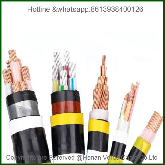 0.6/1kv 4core X185mm XLPE PVC Insulated Flame Resisant Sheath Sta Swa Armored Electric Power Cable