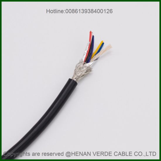 Tinned Copper Twisted Pair PVC Insulated Aluminum Foil Shielded Instrument Audio Control Cable