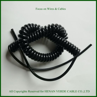 Super Flexible Customized PVC PU Coiled Cable Spiral Wire