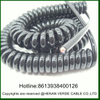 Super Flexible 2core 5core 1.5mm2 Tinned Copper Wire PVC PUR Spiral Coiled Coil Cables