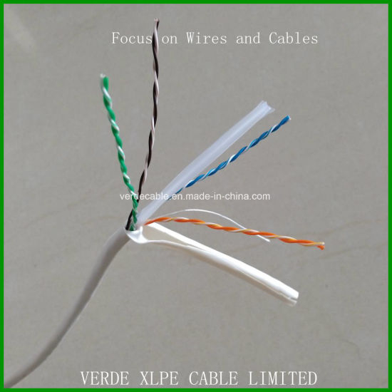 AWG Size Customized LSZH Audio Data Cable CAT6 LAN Cable