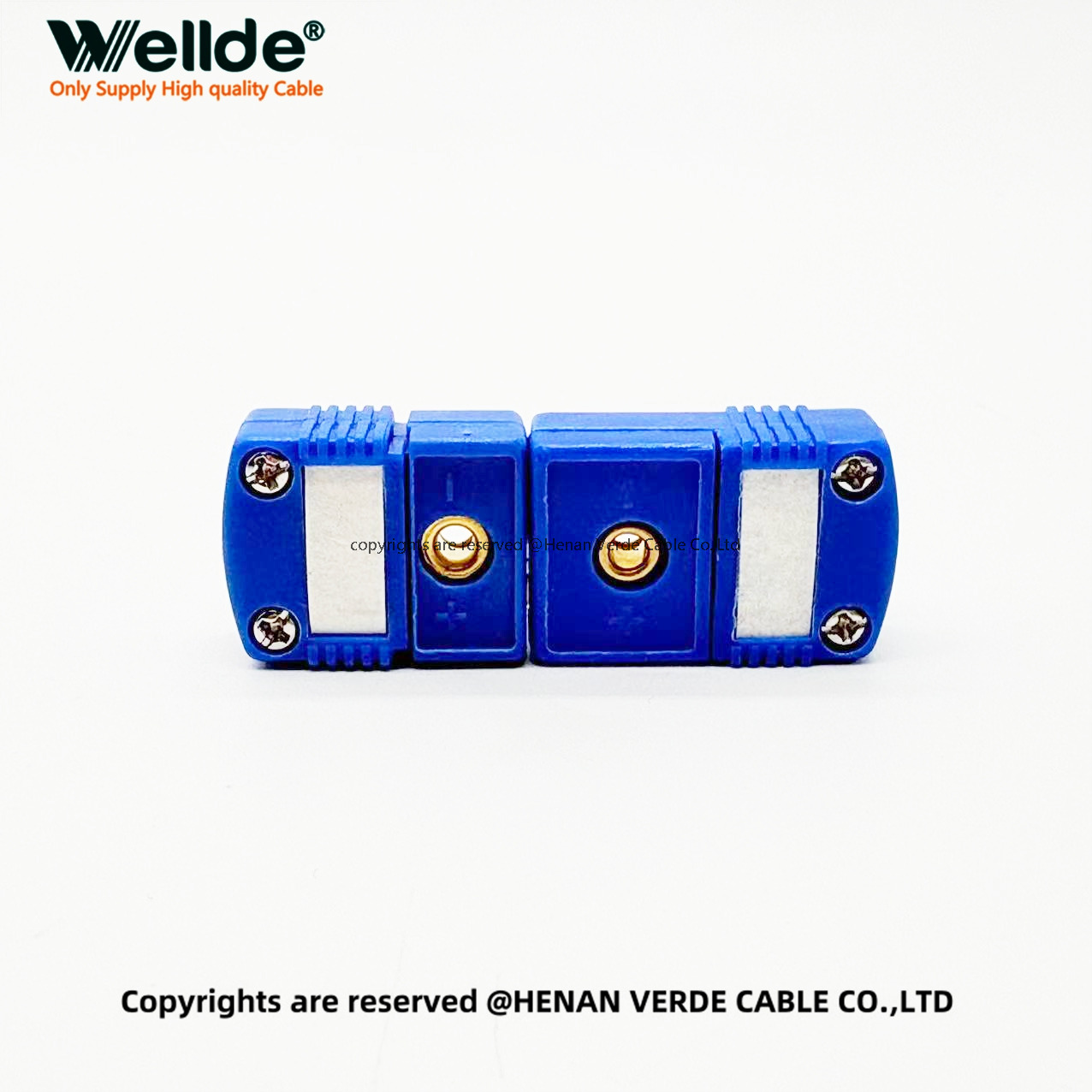 High temperature thermosetting plastic thermocouple plug Type T