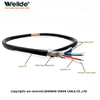Flexible low noise control wire for subway and aircraft wiring