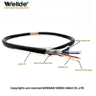 4 Core 24 AWG Signal Control Cable