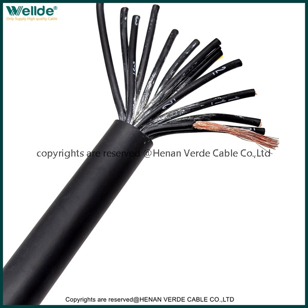 13&times;2.5mm&sup2; Multi-Core TPE Control Cable 70℃ 300/500V for Automation Equipment