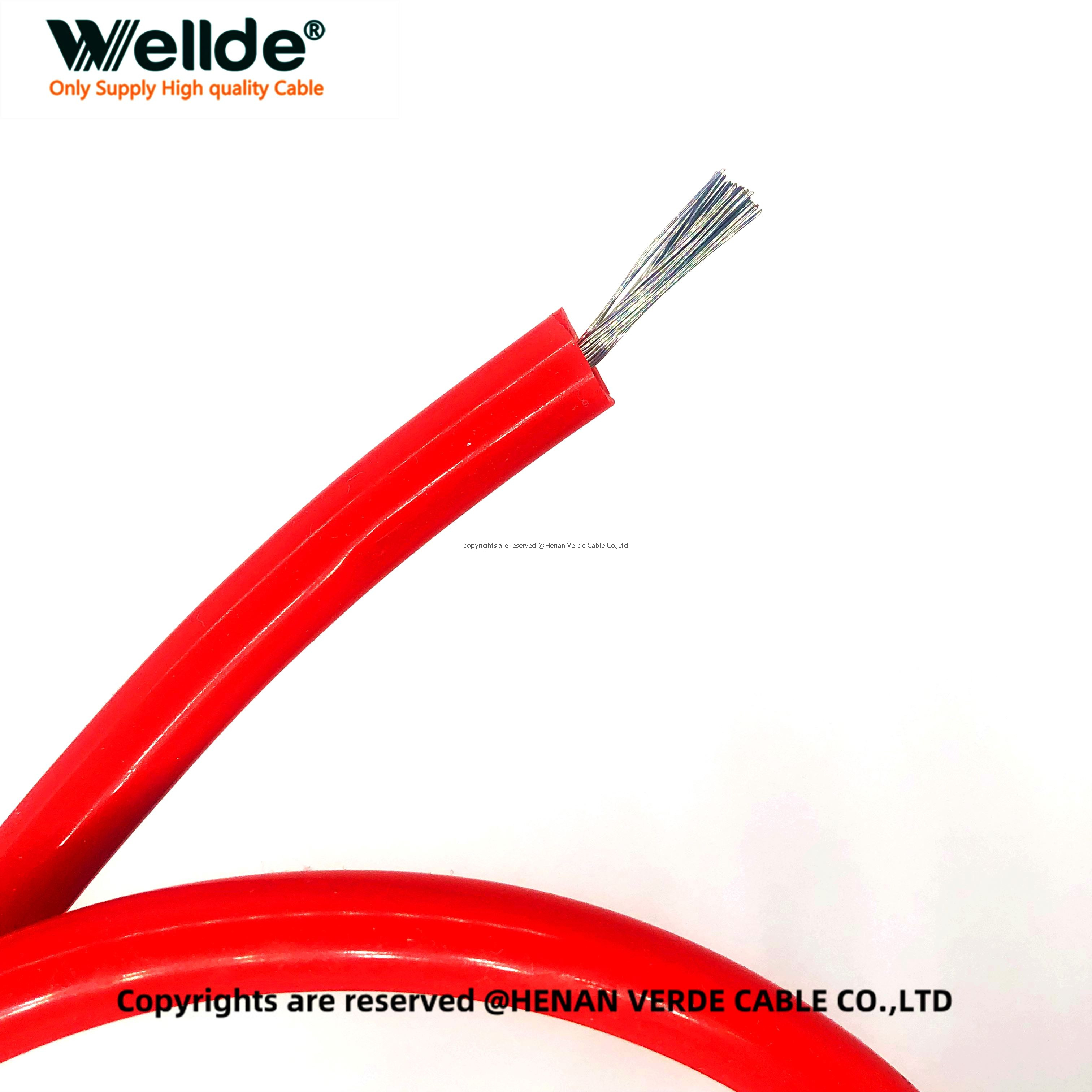 Black silicone cable high temperature and corrosion resistant