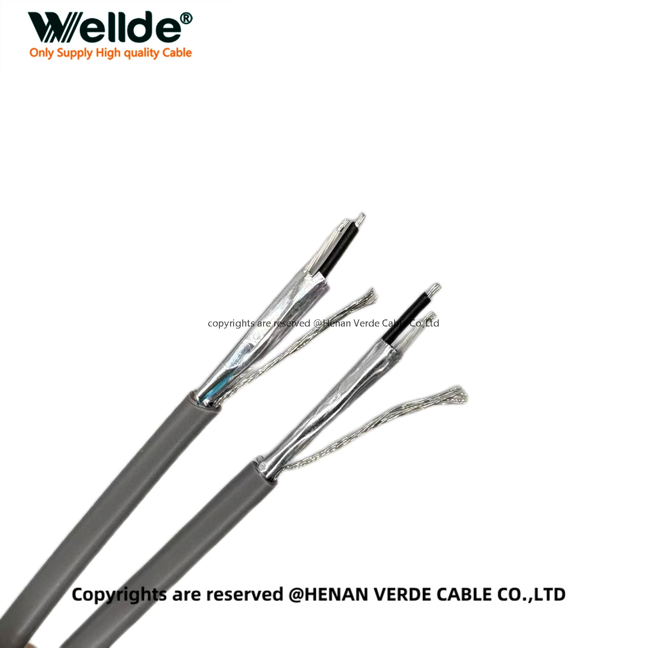 EMI protection shielded signal control wire