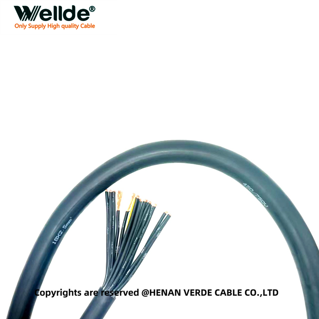High-quality 18 core TPE control cable