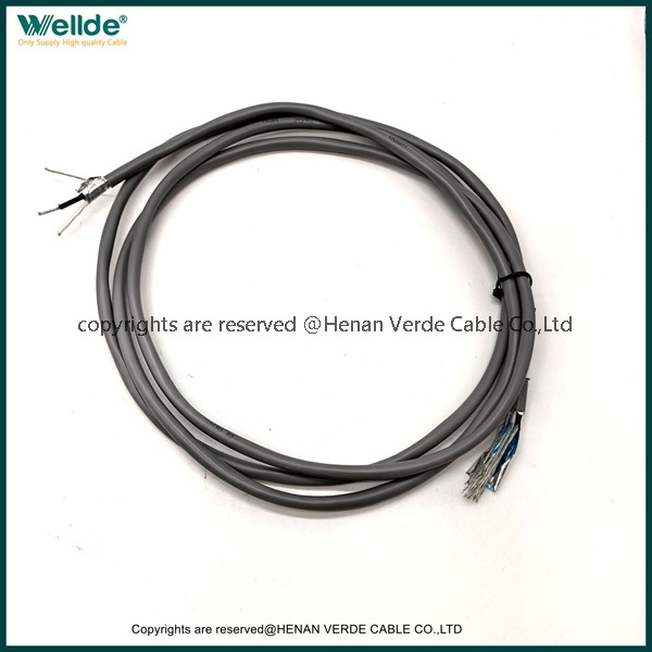 PVC 22 AWG 2 Core Audio Cable Wire Shielded Audio Cable Anti-Interference Control Signal Wire